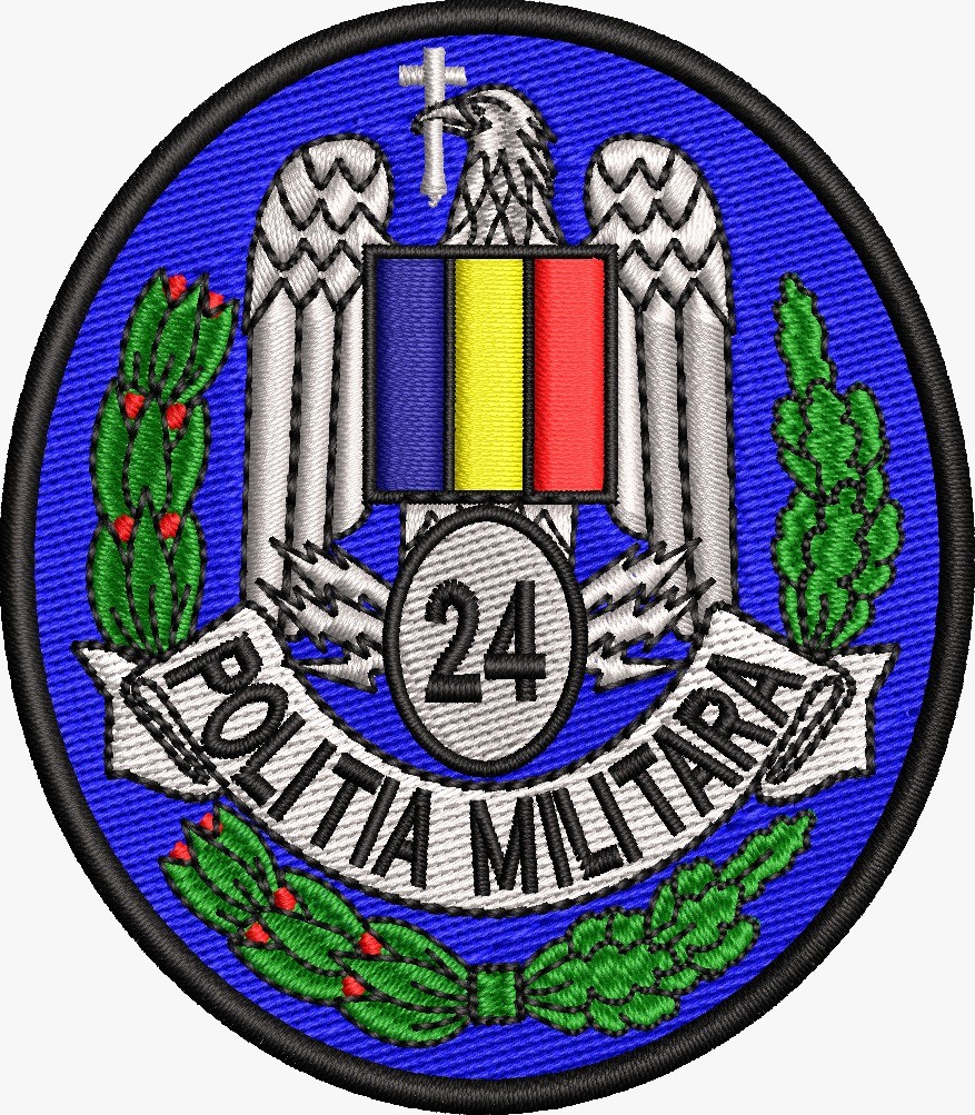 Emblema POLITIA MILITARA - ARGINTIU